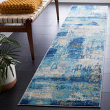 Safavieh Jasper 100 2'-0" x 9'-0" Rug in Navy / Ivory