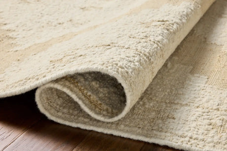 Loloi Alara ALR-03 Traditional Hand Woven Ivory, Natural Rug - pile height