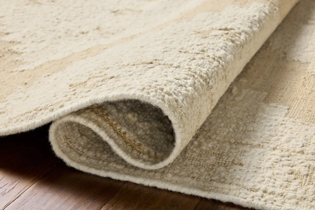 Loloi Alara ALR-03 Traditional Hand Woven Ivory, Natural Rug - pile height