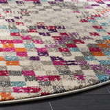 Safavieh Monaco 6'-7" x 6'-7" Rug in Grey / Multi