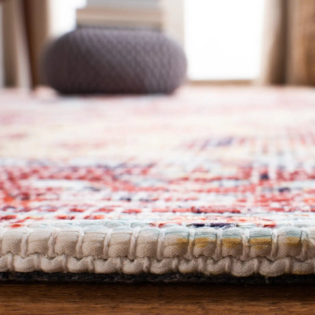 Safavieh Saffron 4'-0" x 6'-0" Rug in Rust / Aqua