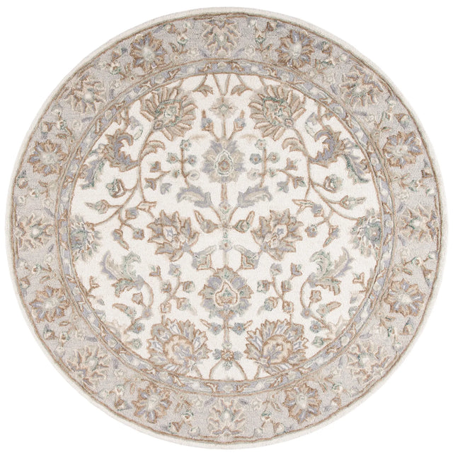 Safavieh Glamour 6'-0" x 6'-0" Rug in Ivory / Grey