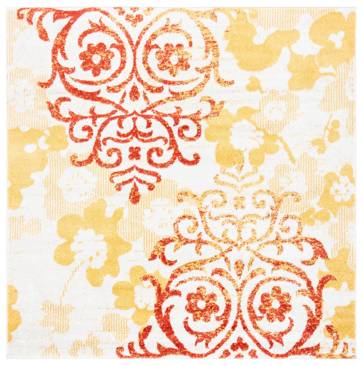 Safavieh Adirondack 6'-7" x 6'-7" Rug in Grey / Gold