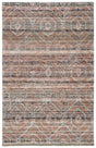 Safavieh Marquee 4'-0" x 6'-0" Rug in Grey / Rust