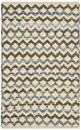 Safavieh Montauk 2'-6" x 4'-0" Rug in Gold / Blue/Black