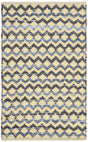 Safavieh Montauk 2'-6" x 4'-0" Rug in Gold / Blue/Black