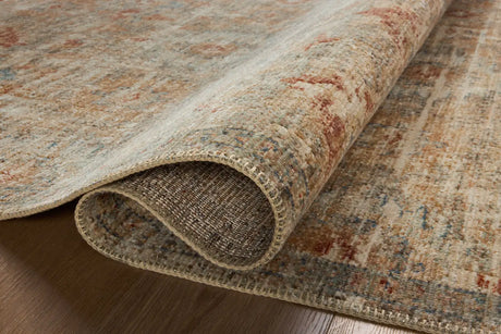 Loloi Heritage Her-10 Grey/Sunset Rug - pile height