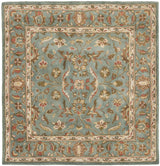 Safavieh Heritage 6'-0" x 6'-0" Rug in Blue / Blue