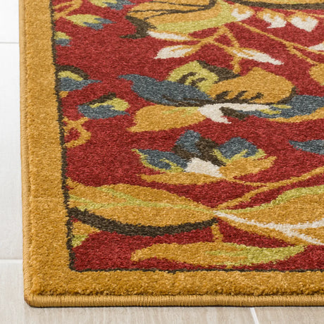 Safavieh Newbury 5'-1" x 7'-6" Rug in Red / Gold