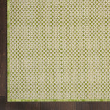 Nourison Courtyard Cou01 Ivory Green Rugs