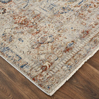 Feizy Kaia Kai39Gjf Tan/Orange/Red Area Rug