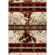 American Dakota Fire Hide True Western Rug
