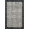 Nuloom Branna Casual Bordered Vemb01A Dark Gray Rug.