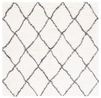 Safavieh Flokati Flkb313A Ivory/Dark Grey Area Rug