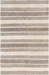 Surya Farmhouse Neutrals Fls-2301 Cream, Ivory, Charcoal, Khaki Rugs