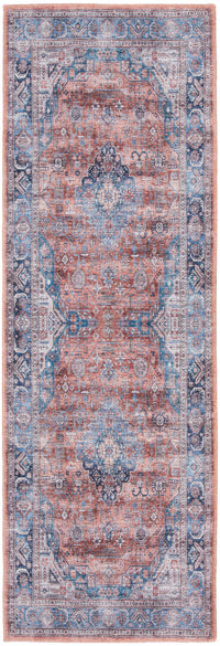 Nourison Grand Washables Grw01 Blue Multicolor Area Rug