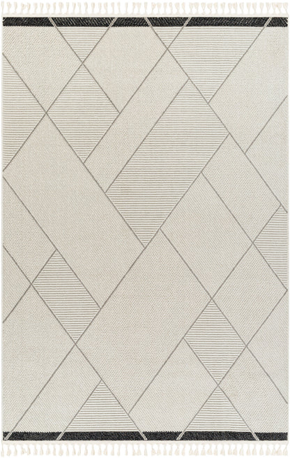 Surya Finland Fnd-2303 Cream, Black Area Rug