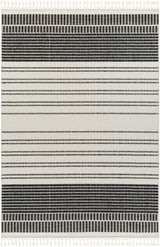 Surya Finland Fnd-2305 Cream, Black Rug.
