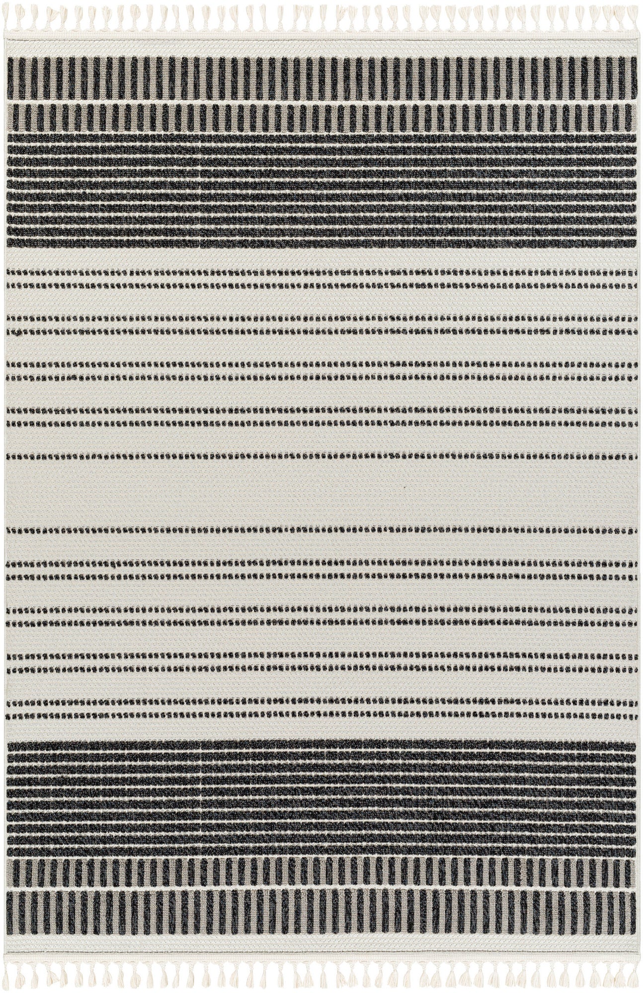 Surya Finland Fnd-2305 Cream, Black Area Rug