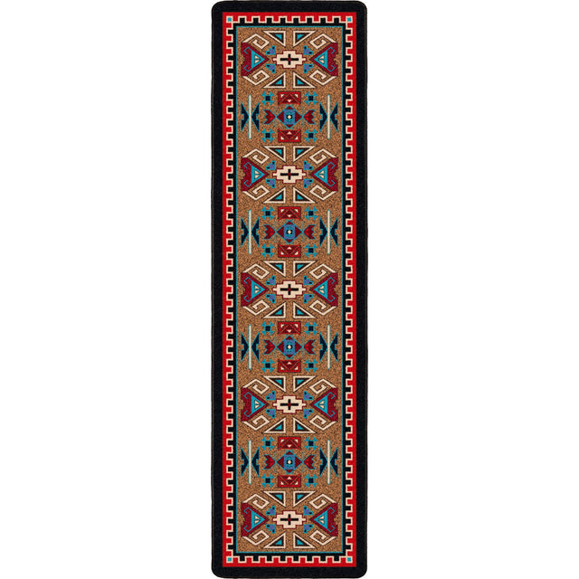 American Dakota Four Rams Bright Rug