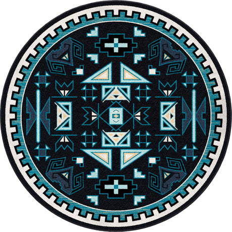American Dakota Four Rams OKA Contemporary Rug
