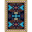 American Dakota Four Rams Copper Rug