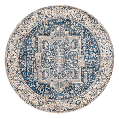 Nuloom Harriet Vintage Medallion Khmc04F Gray Area Rug