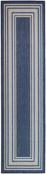 Nourison Horizon Indoor/Outdoor HOZ03 Navy Contemporary Area Rugs