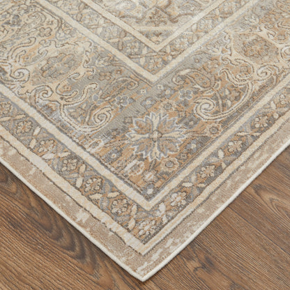 Feizy Celene Cel39Kxf Tan/Brown/Ivory Area Rug