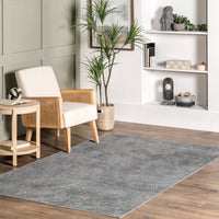 Nuloom Elspeth Casual Faded Bies01B Gray Area Rug