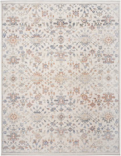 Nourison Elegant Heirlooms Elh02 Ivory Grey Area Rug