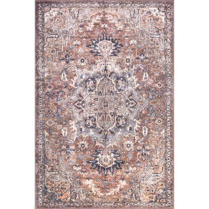 Nuloom Aino Traditional Kfdr03A Rust Area Rug