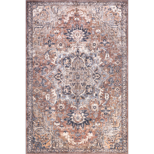 Nuloom Aino Traditional Kfdr03A Rust Area Rug