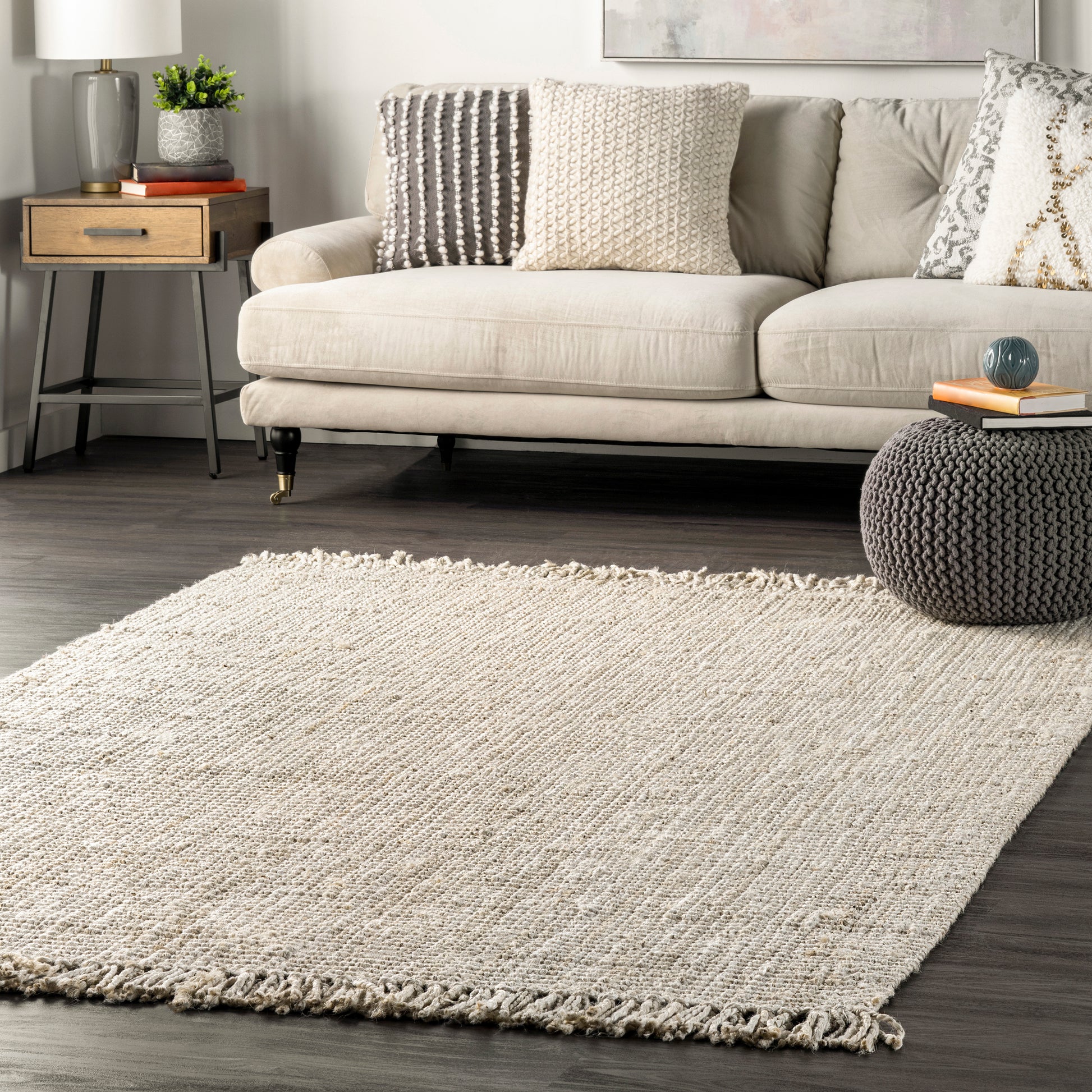 Nuloom Daniela Farmhouse Chunky Nccl01E Off White Area Rug