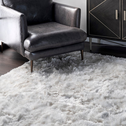 Nuloom Latonia Silken Mhsh01A Pearl White Area Rug