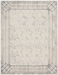 Nourison Glitz Glz03 Ivory/Taupe Area Rug