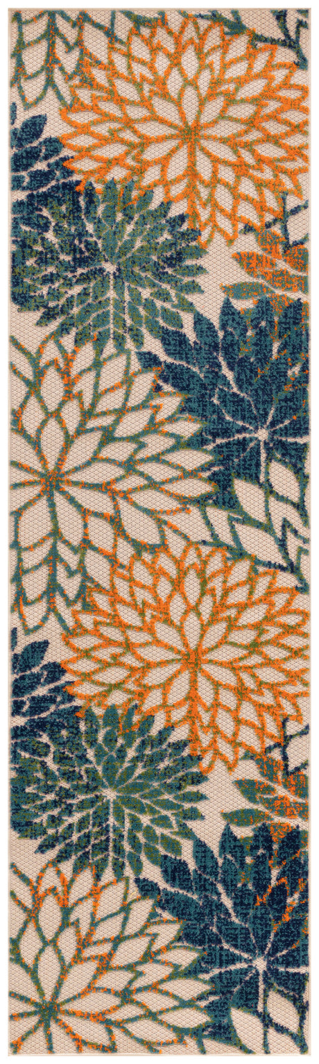 Nourison Aloha Alh05 Blue Green Area Rug