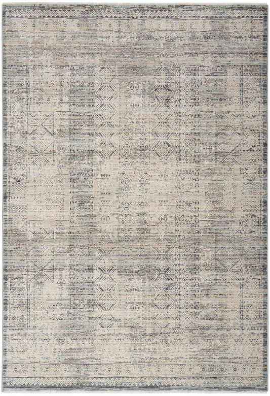 Nourison Lynx Lnx06 Ivory Blue Area Rug