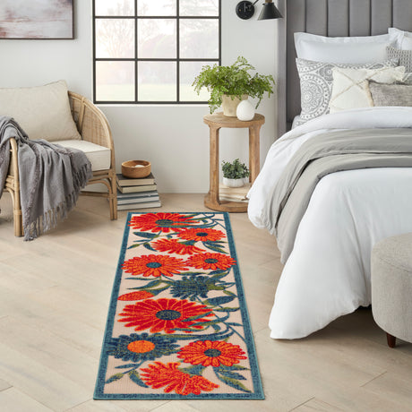 Nourison Aloha Alh33 Ivory Multicolor Area Rug