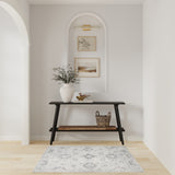 Nourison Astra Machine Washable ASW19 Machine Made Ivory Rug