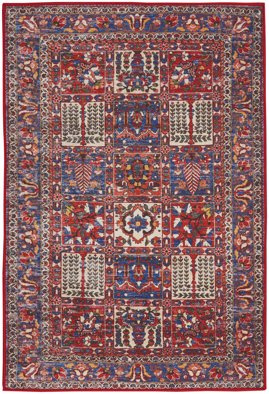 Nourison Fulton Ful05 Red Area Rug