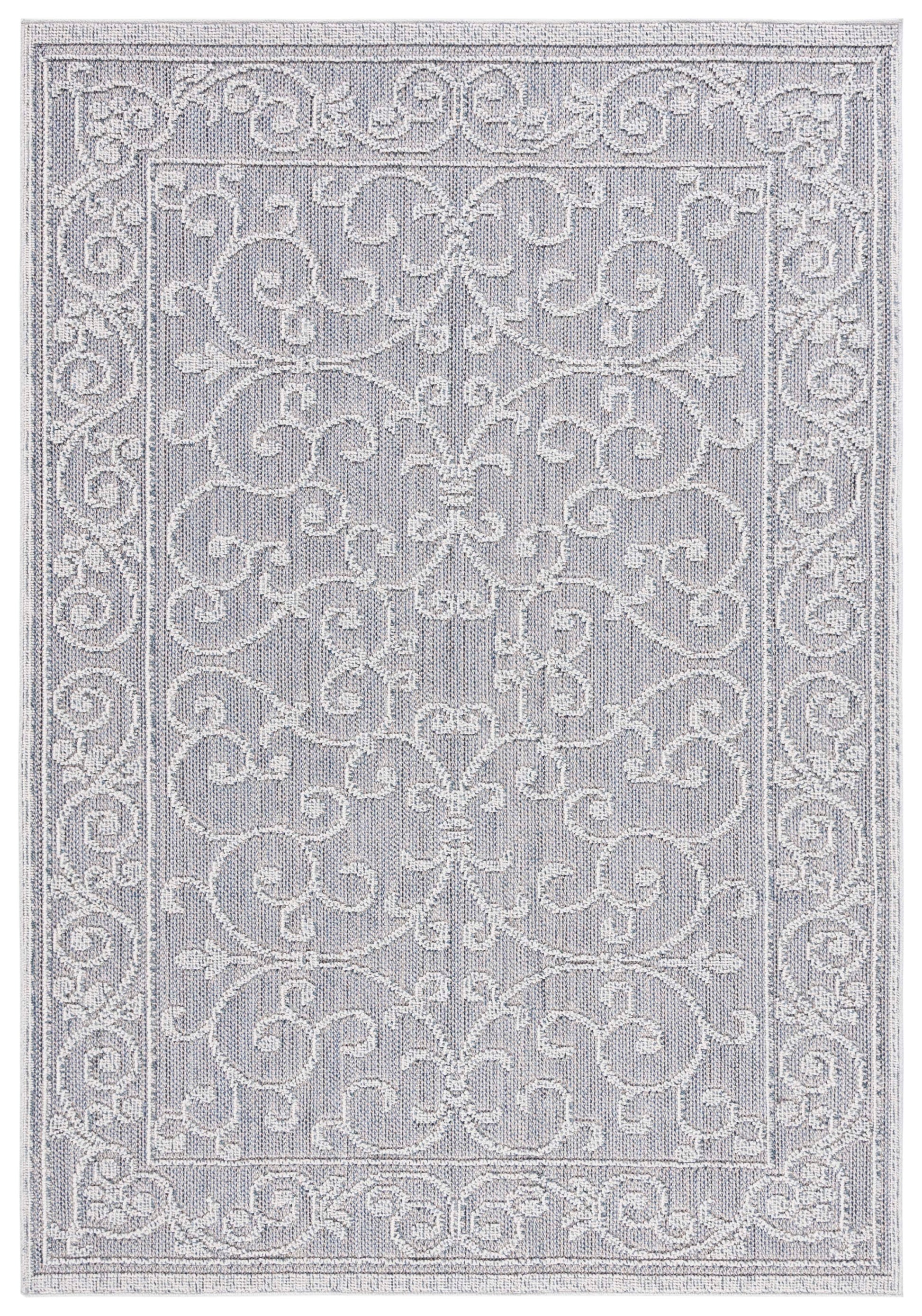 Safavieh Global Glb204M Blue/Grey Area Rug