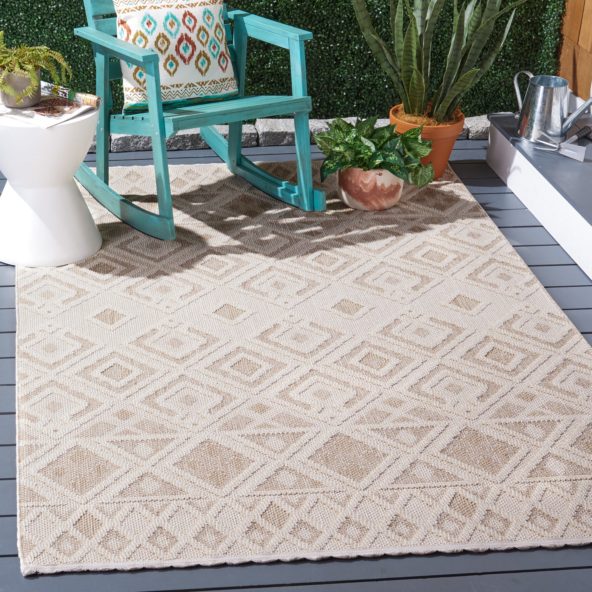 Safavieh Global Glb404B Beige/Ivory Area Rug