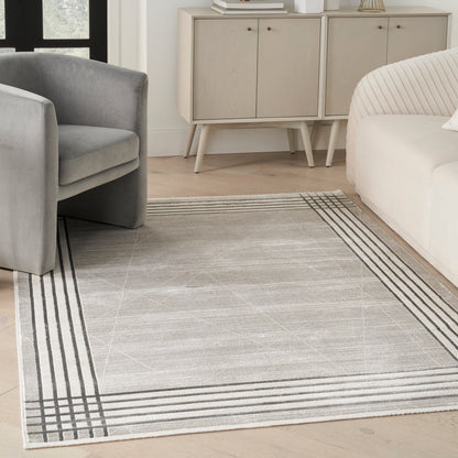 Nourison Desire Dsr01 Grey Silver Area Rug