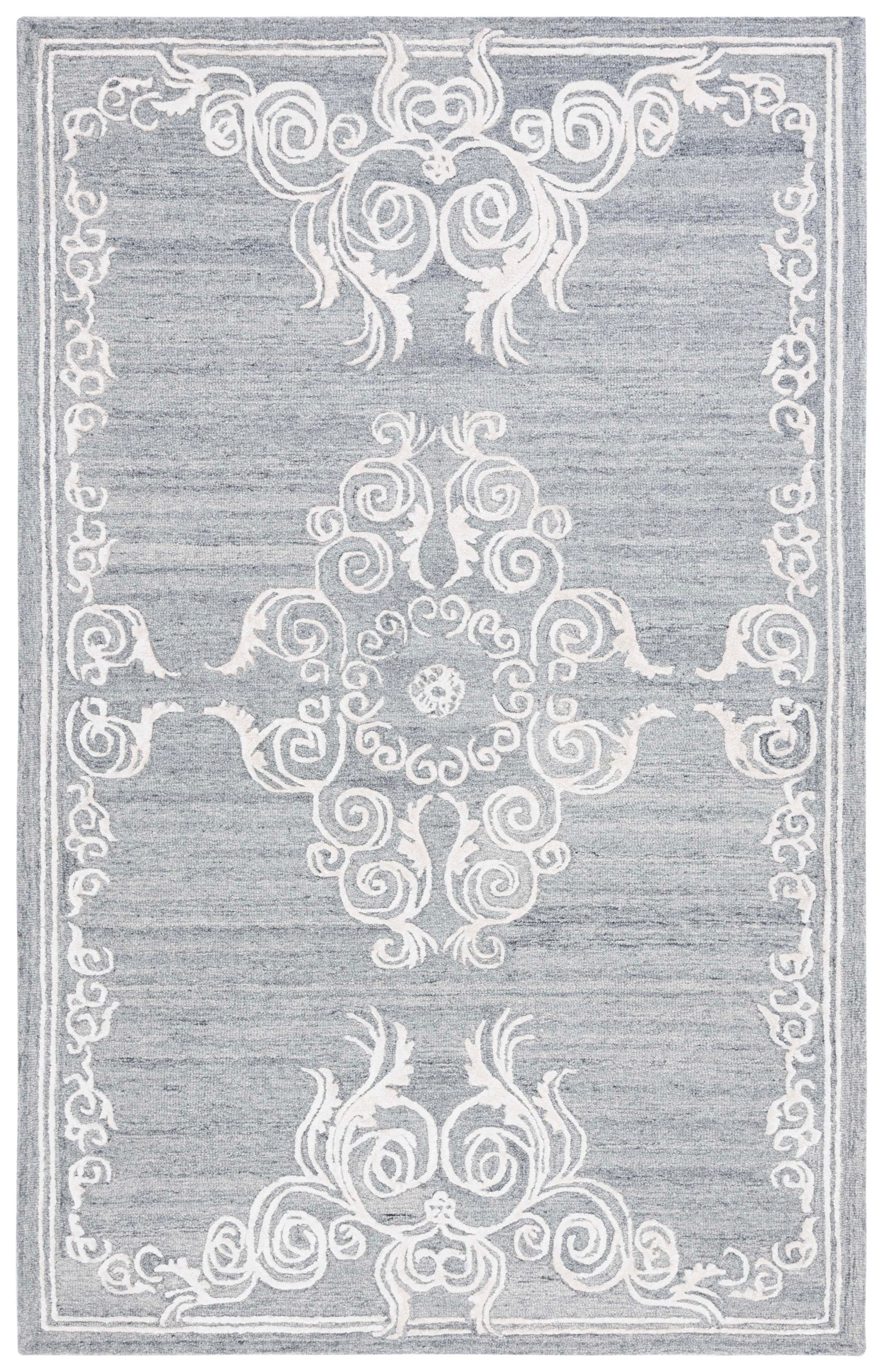 Safavieh Glamour Glm604F Grey/Ivory Area Rug