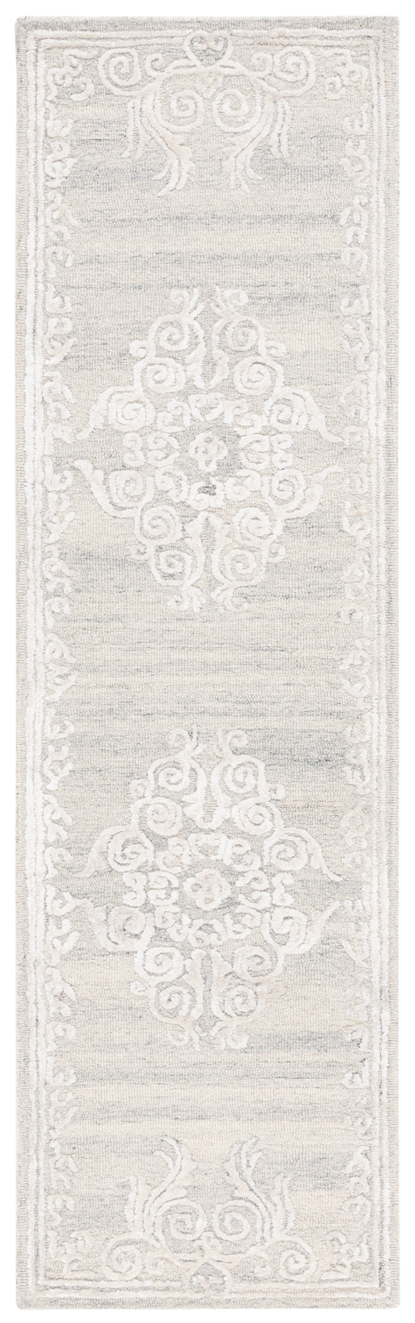 Safavieh Glamour Glm604G Silver/Ivory Area Rug