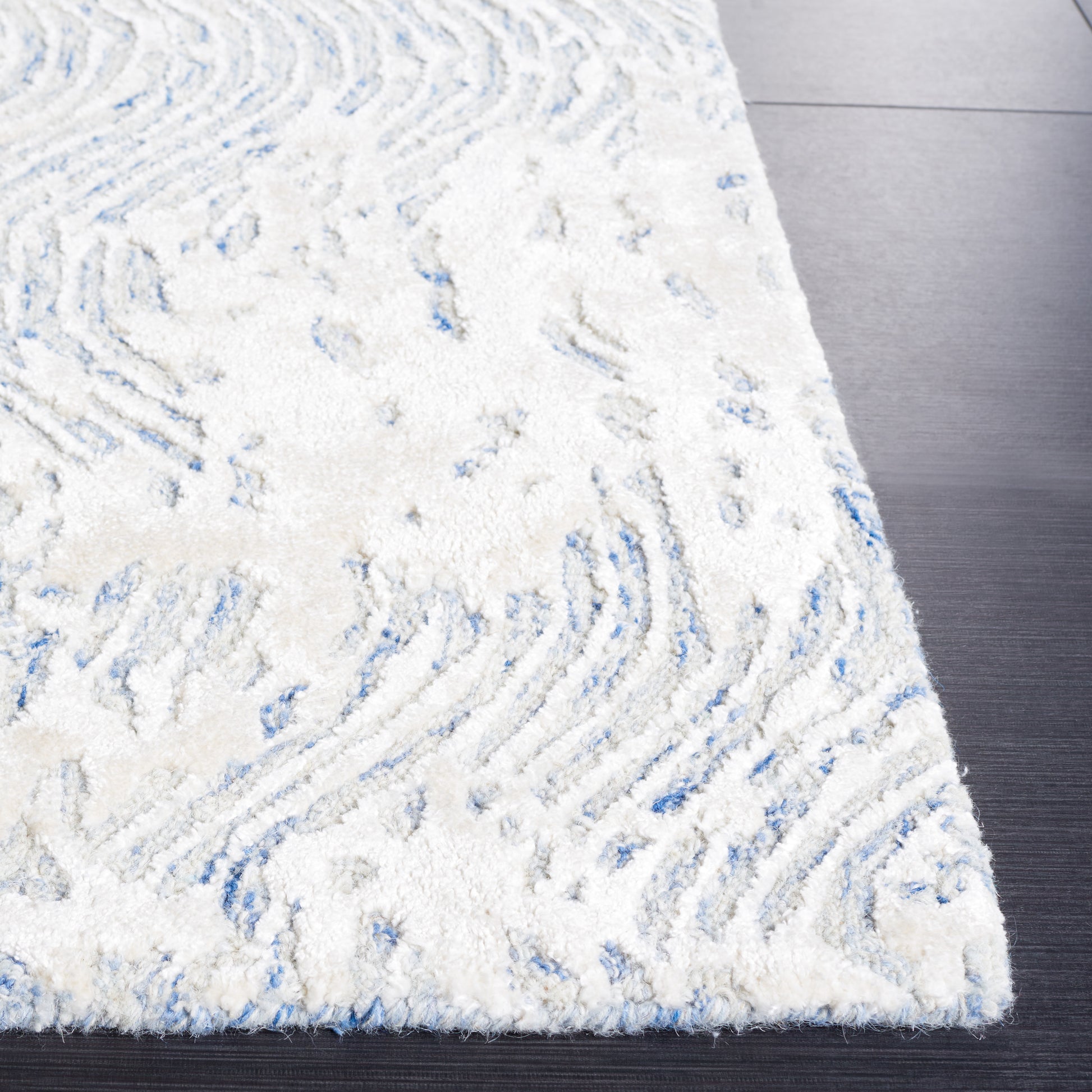 Safavieh Glamour Glm605M Blue/Ivory Area Rug