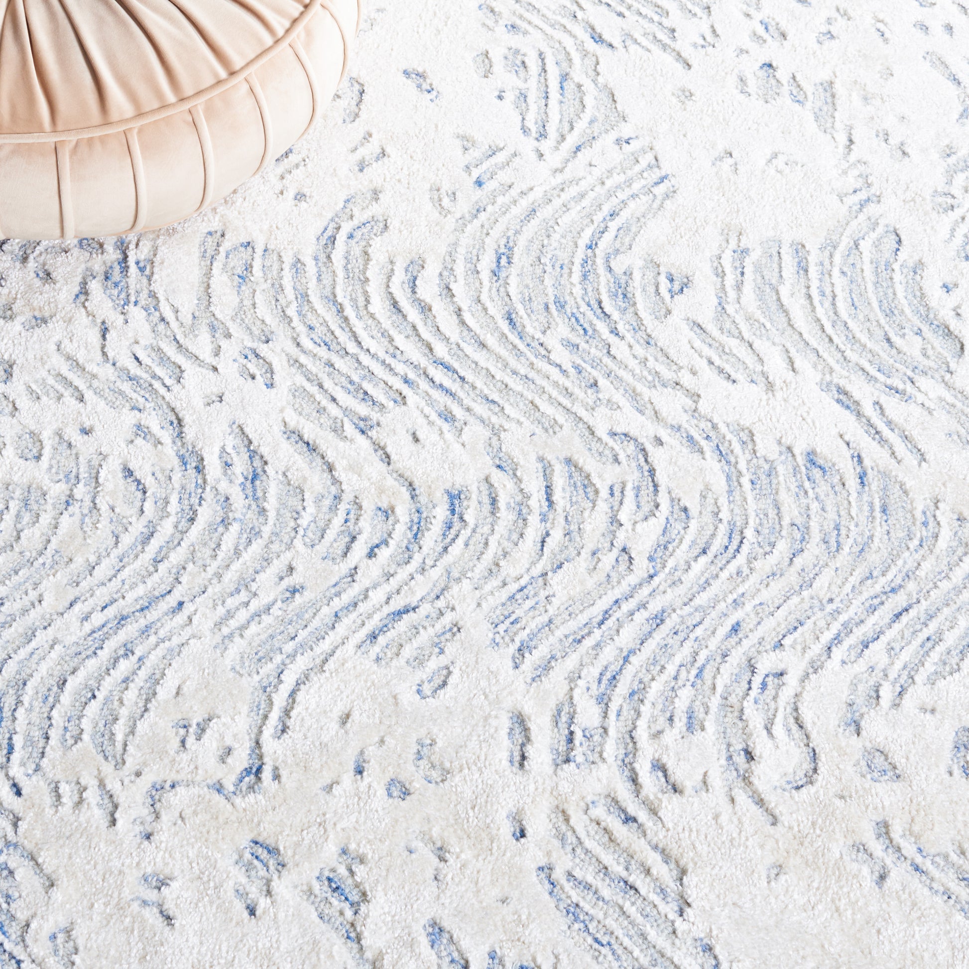 Safavieh Glamour Glm605M Blue/Ivory Area Rug