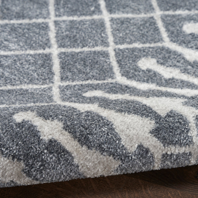 Nourison Astra Machine Washable ASW10 Machine Made Denim Rug