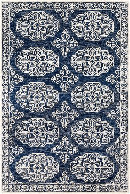 Surya Granada Gnd-2308 Navy, Ink, Cream, Light Gray Rugs